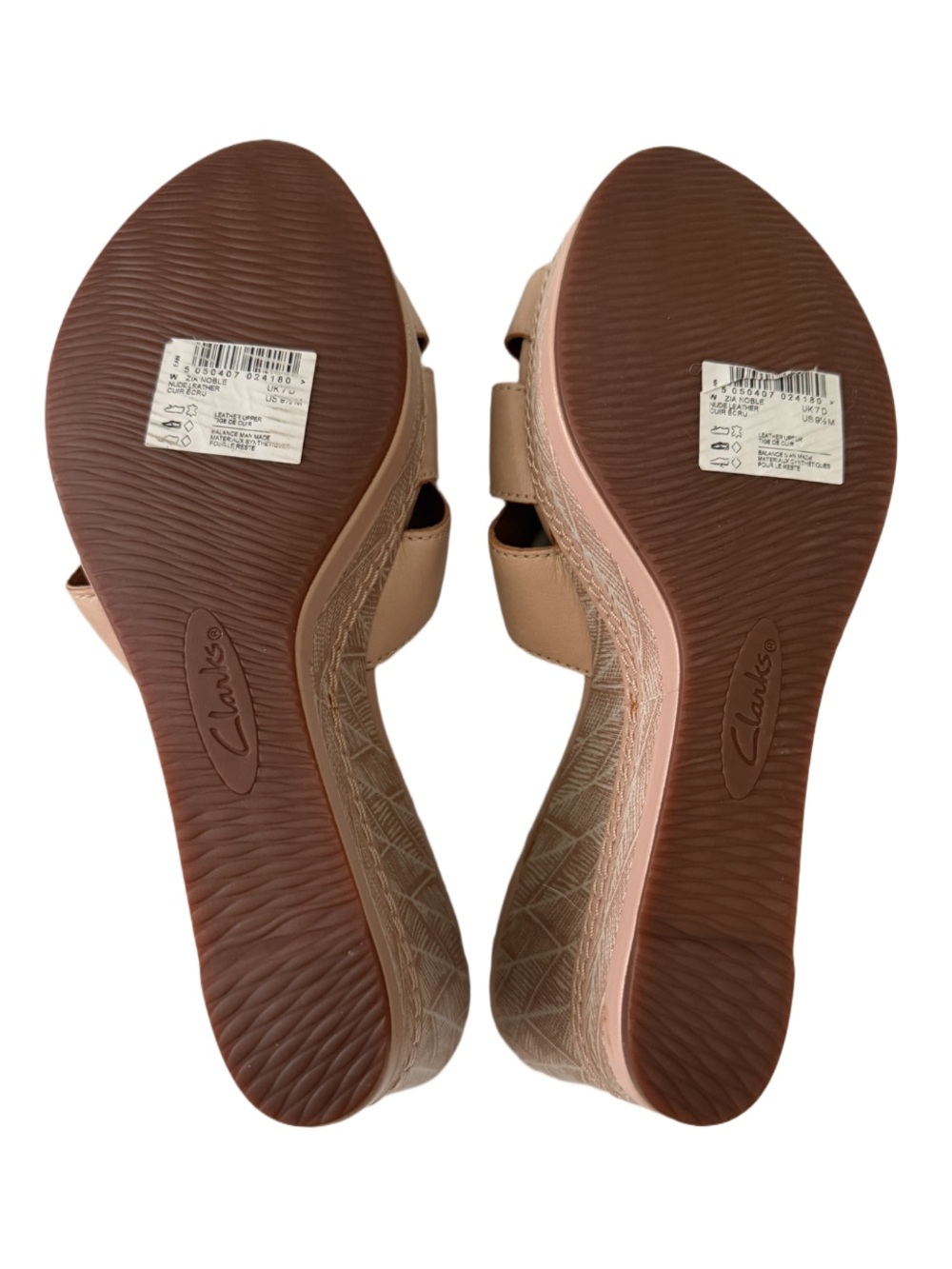 Clark’s Zia Noble Nude Leather Collection Soft Cushion Women’s 9.5 NWT - Picture 7 of 10